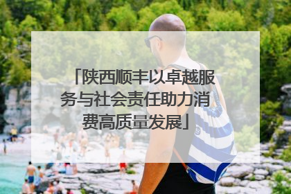 陕西顺丰以卓越服务与社会责任助力消费高质量发展