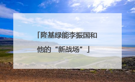 隆基绿能李振国和他的“新战场”