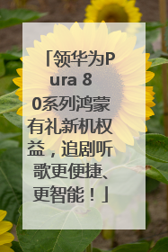 领华为Pura 80系列鸿蒙有礼新机权益，追剧听歌更便捷、更智能！