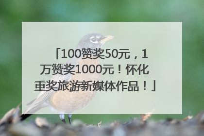 100赞奖50元，1万赞奖1000元！怀化重奖旅游新媒体作品！