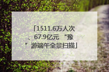 1511.6万人次、67.9亿元 “豫”游端午全景扫描