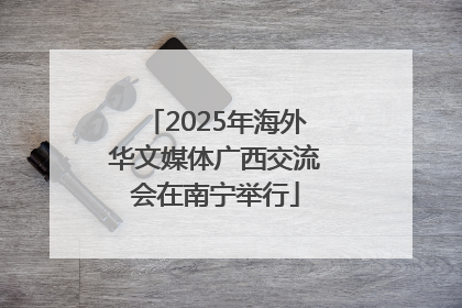 2025年海外华文媒体广西交流会在南宁举行